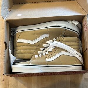 Vans Tan High-Top Sneakers